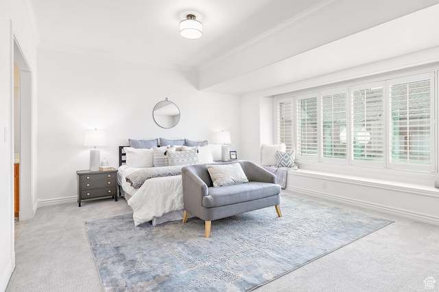 539 E Normandy Dr, Provo, UT 84604 - bedroom with carpet flooring, ornamental molding, and baseboards