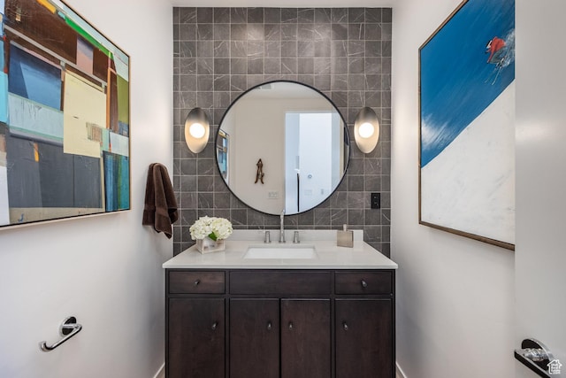 2559 Lupine Ln, Park City, UT 84060 - bathroom with tile walls and vanity