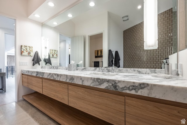 2559 Lupine Ln, Park City, UT 84060 - bathroom featuring double vanity and recessed lighting