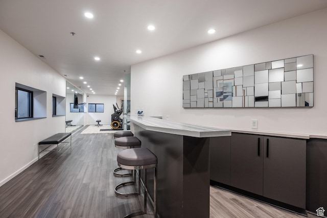 2559 Lupine Ln, Park City, UT 84060 - bar with light wood-type flooring and recessed lighting