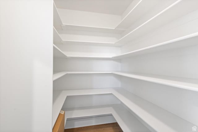 view of storage area