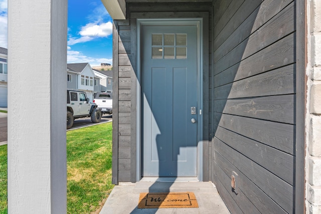 529 Richland Valley St, Garden City, UT 84028 - doorway to property featuring a residential view