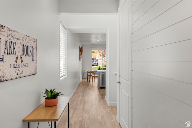 529 Richland Valley St, Garden City, UT 84028 - hallway with light wood finished floors