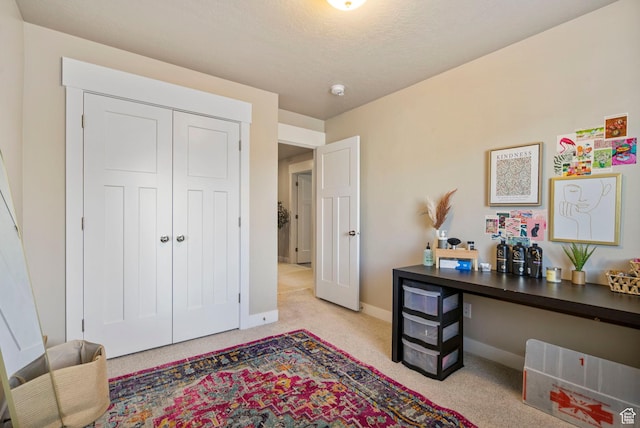3323 E Gibraltar Ave, Eagle Mountain, UT 84005 - office area with baseboards and light carpet