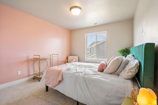 3323 E Gibraltar Ave, Eagle Mountain, UT 84005 - carpeted bedroom featuring visible vents, baseboards, and a textured ceiling