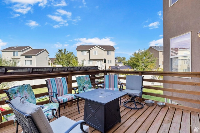 5943 N Bleeker, Stansbury Park, UT 84074 - deck featuring a residential view