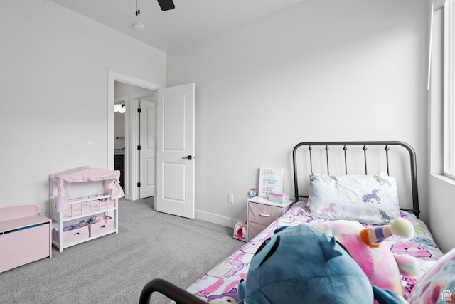 6059 S Bunda Way, St George, UT 84790 - bedroom featuring a ceiling fan, carpet, and baseboards