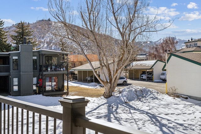 1900 Homestake Rd Unit 32, Park City, UT 84060 - snowy yard featuring a residential view and a mountain view