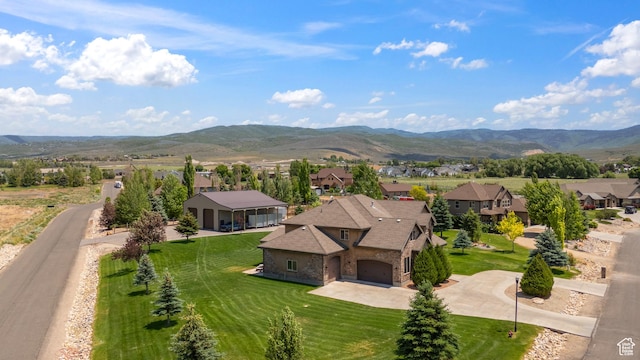 1865 S 3350 E, Heber City, UT 84032 - aerial view of residential area featuring mountains