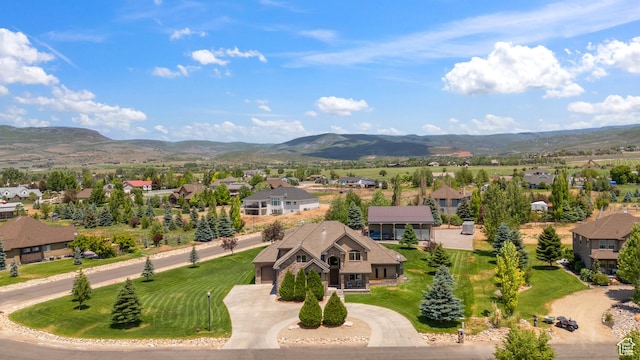 1865 S 3350 E, Heber City, UT 84032 - aerial view of residential area featuring a mountain backdrop