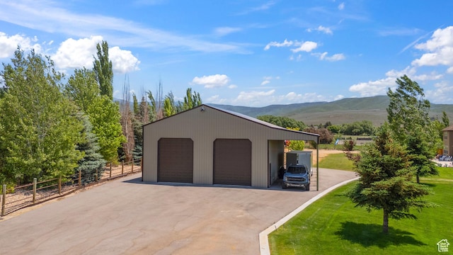 1865 S 3350 E, Heber City, UT 84032 - garage with a detached garage and a mountain view