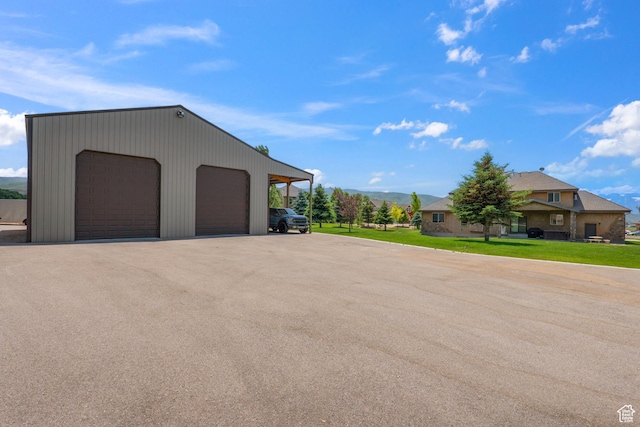 1865 S 3350 E, Heber City, UT 84032 - garage with a detached garage and a mountain view