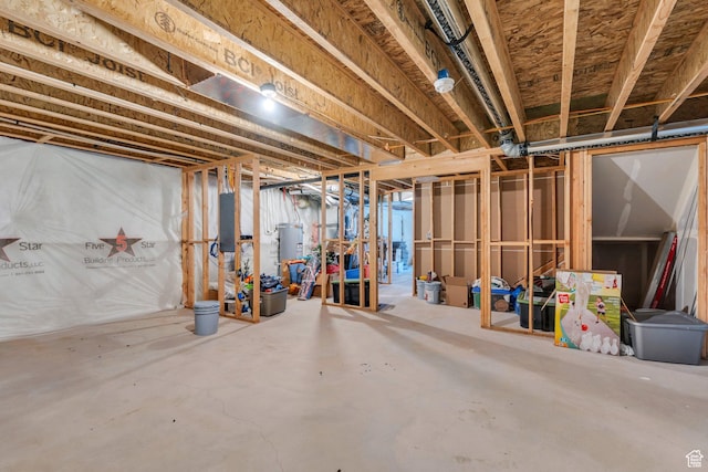 1186 N Buckboard Ln, Spanish Fork, UT 84660 - unfinished below grade area with water heater