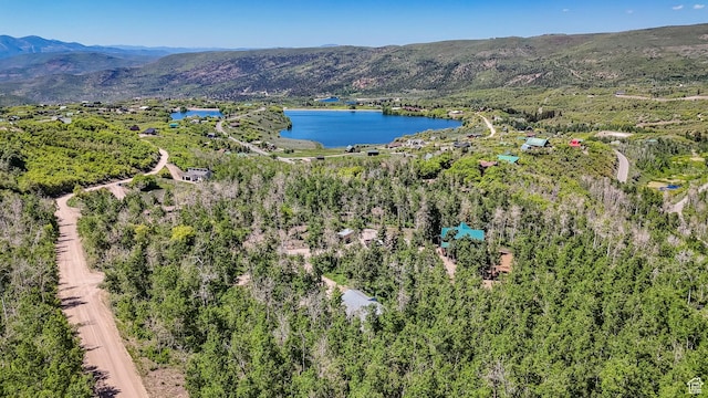 2821 S Deer Run Rd Unit 1011C, Heber City, UT 84032 - aerial view of property's location featuring a water and mountain view