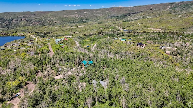 2821 S Deer Run Rd Unit 1011C, Heber City, UT 84032 - aerial view of property and surrounding area featuring a water and mountain view