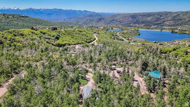 2821 S Deer Run Rd Unit 1011C, Heber City, UT 84032 - aerial view of a water and mountain view