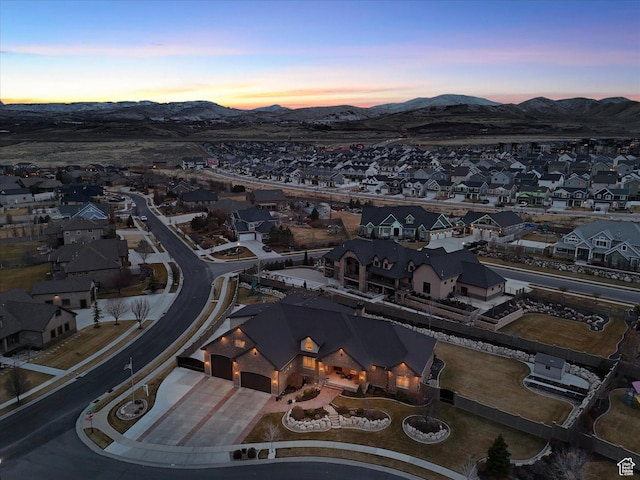 14738 S Currant Creek Cir W, Bluffdale, UT 84065 - view of property location featuring mountains and nearby suburban area