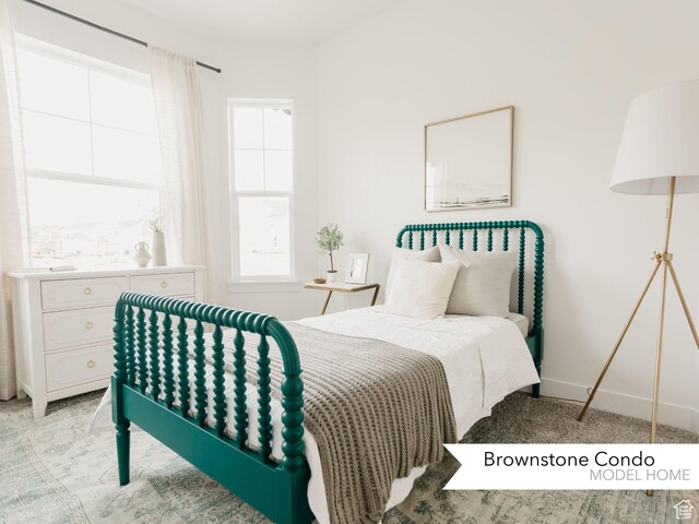 4738 S 710 W Unit K303, Mapleton, UT 84664 - bedroom with light colored carpet and baseboards