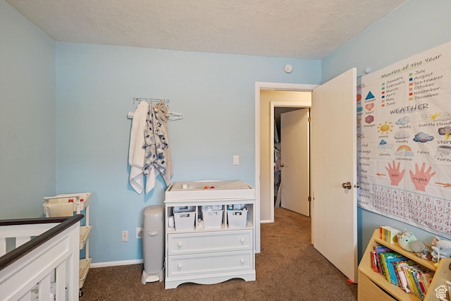 4443 S 1025 W, Riverdale, UT 84405 - playroom featuring baseboards, carpet floors, and a textured ceiling
