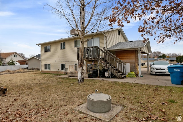 4443 S 1025 W, Riverdale, UT 84405 - back of house with a lawn and fence