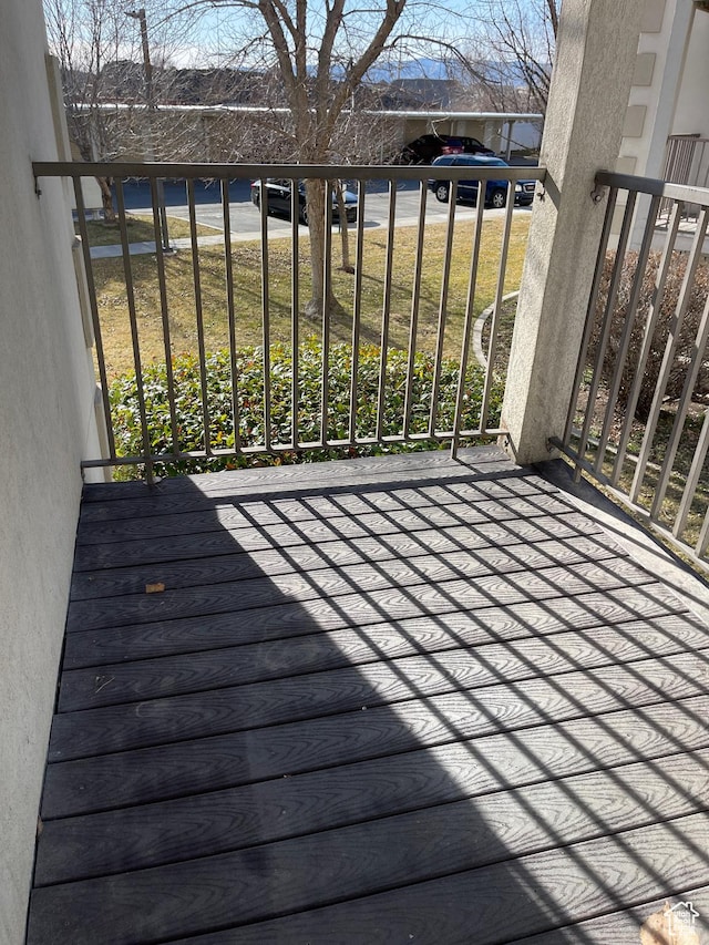view of deck