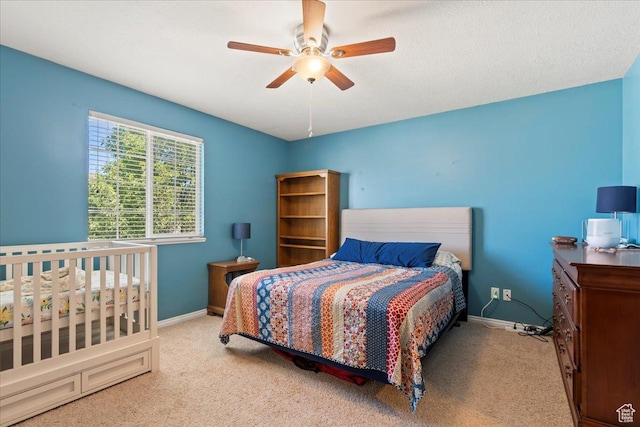 1322 E 6175 S, South Ogden, UT 84405 - bedroom featuring baseboards, carpet, and a ceiling fan