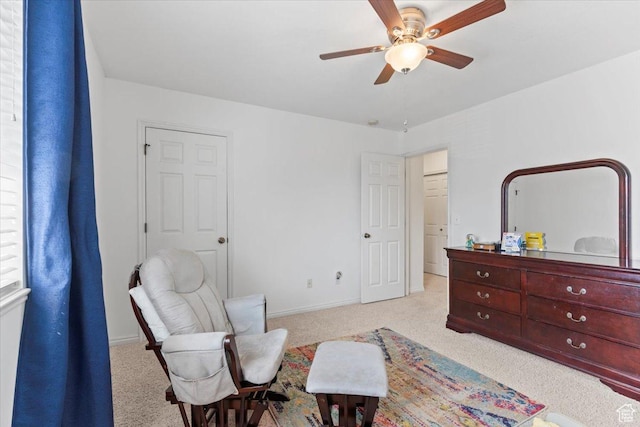 1322 E 6175 S, South Ogden, UT 84405 - sitting room with carpet and ceiling fan