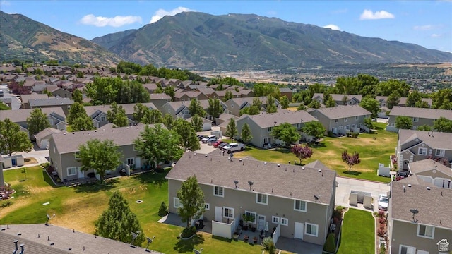 1322 E 6175 S, South Ogden, UT 84405 - drone / aerial view with a mountain view and a residential view