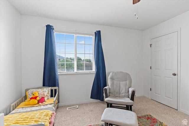 1322 E 6175 S, South Ogden, UT 84405 - carpeted bedroom with baseboards and ceiling fan