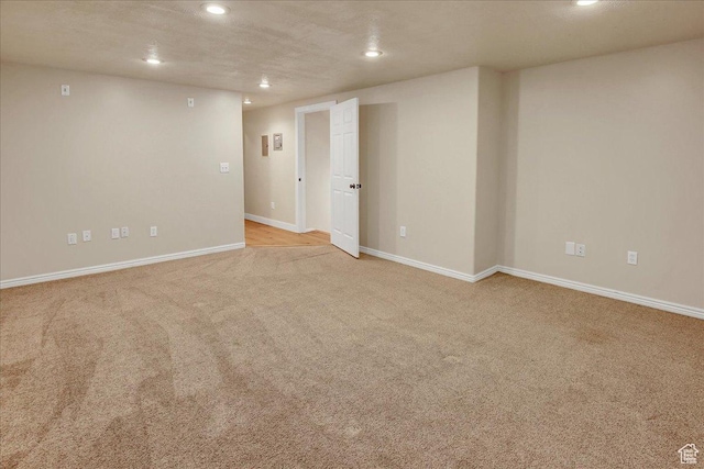 5772 Oakwood Dr, South Ogden, UT 84405 - spare room featuring recessed lighting and carpet