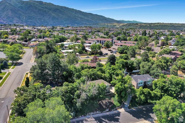 5772 Oakwood Dr, South Ogden, UT 84405 - aerial view of residential area featuring a mountain backdrop