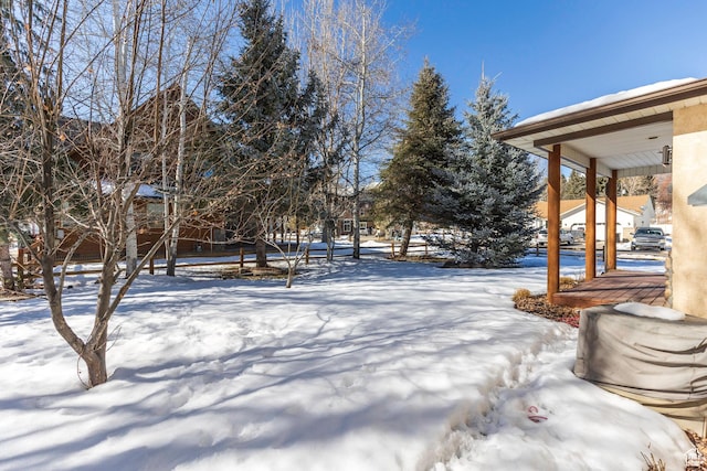161 W Swiss Farm Way Unit 9, Midway, UT 84049 - view of yard covered in snow