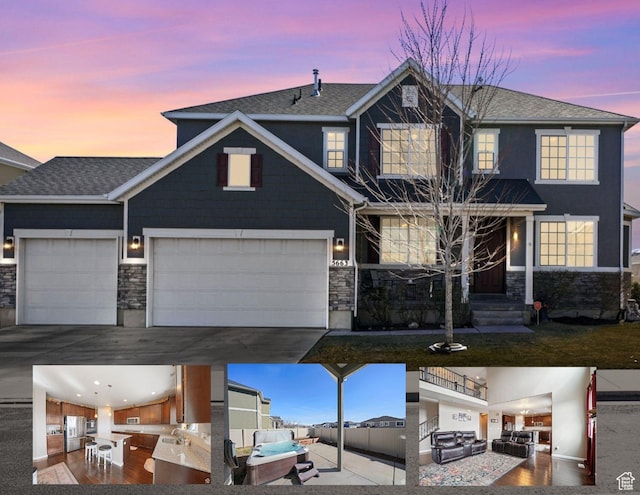 5663 W Yukon Park Ln S, Herriman, UT 84096 - view of a document with a collage of images