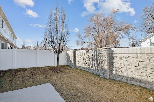 1722 W Shade Ln, Riverton, UT 84065 - view of yard with a fenced backyard