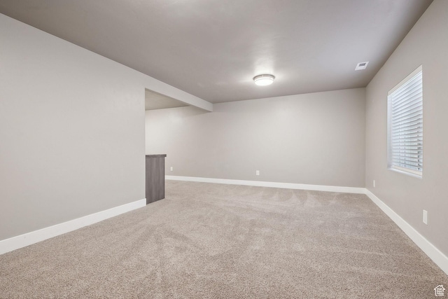 1722 W Shade Ln, Riverton, UT 84065 - spare room with visible vents, carpet flooring, and baseboards