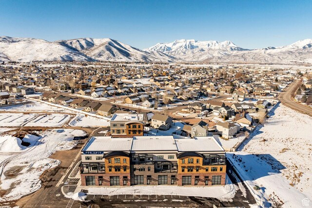1922 S Hwy 40 Unit 3, Heber City, UT 84032 - aerial view with a mountain view and a residential view