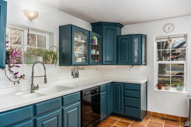 311 N 300 W, Kanab, UT 84741 - bar featuring dishwasher, visible vents, tile patterned flooring, and a sink