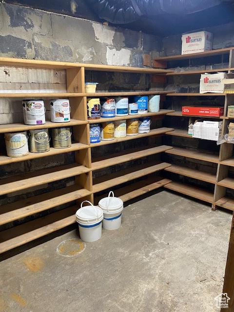 view of storage