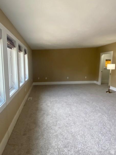 empty room with baseboards