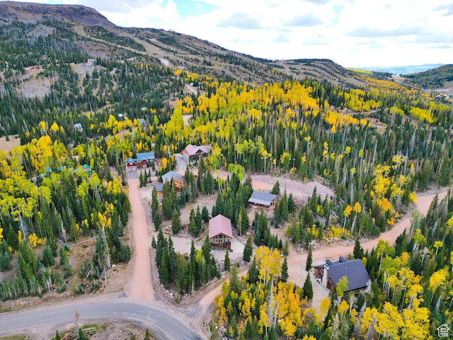 161 N Irish Trl, Brian Head, UT 84719 - birds eye view of property featuring a mountain view