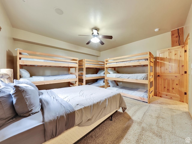 161 N Irish Trl, Brian Head, UT 84719 - carpeted bedroom featuring ceiling fan
