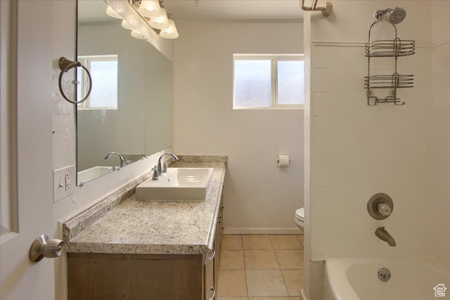 454 E 3100 N, North Ogden, UT 84414 - bathroom featuring toilet, plenty of natural light, vanity, and tile patterned flooring