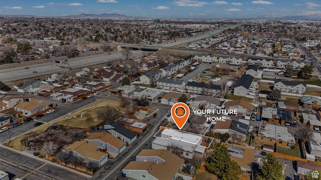 4201 S 2260 W, Taylorsville, UT 84129 - birds eye view of property with a residential view