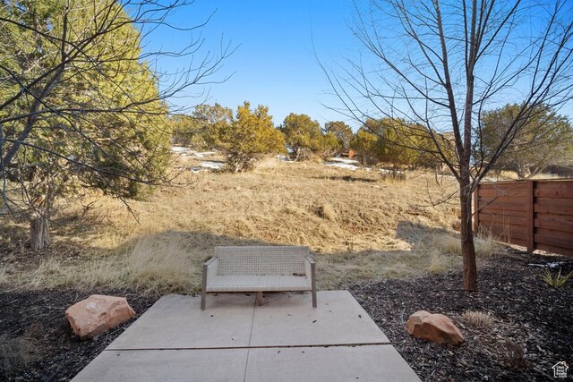 292 N Abajo Peak Way, Heber City, UT 84032 - view of yard featuring a patio and fence