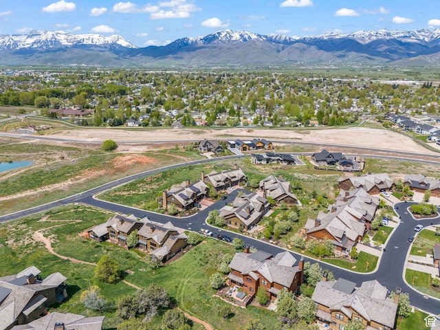 292 N Abajo Peak Way, Heber City, UT 84032 - aerial overview of property's location with nearby suburban area and a mountainous background