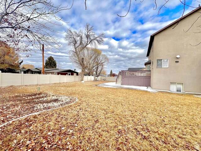 15 E 1100 S, Vernal, UT 84078 - view of yard with a fenced backyard