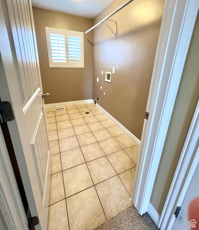 15 E 1100 S, Vernal, UT 84078 - washroom with tile patterned flooring, laundry area, hookup for a washing machine, and gas dryer hookup