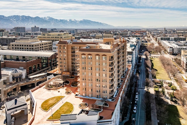 5 S 500 W Unit 908, Salt Lake City, UT 84101 - bird's eye view featuring a mountain view and a view of city