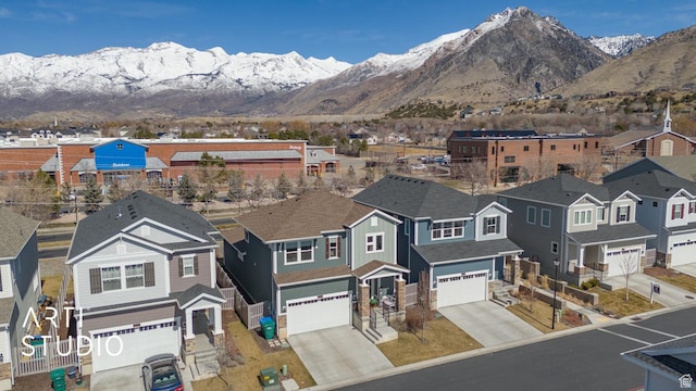 4672 W Tulip N, Cedar Hills, UT 84062 - property view of mountains featuring a residential view