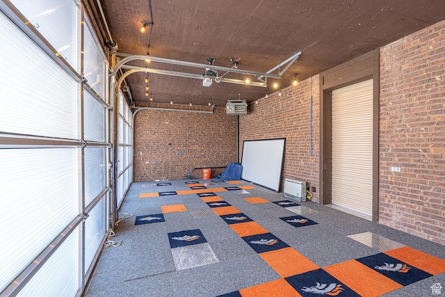 717 E Park Dr N, Hyrum, UT 84319 - unfurnished sunroom featuring rail lighting